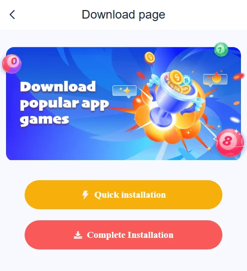 Choose complete installation